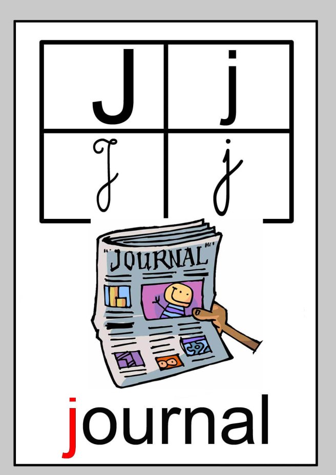 Lettre j journal